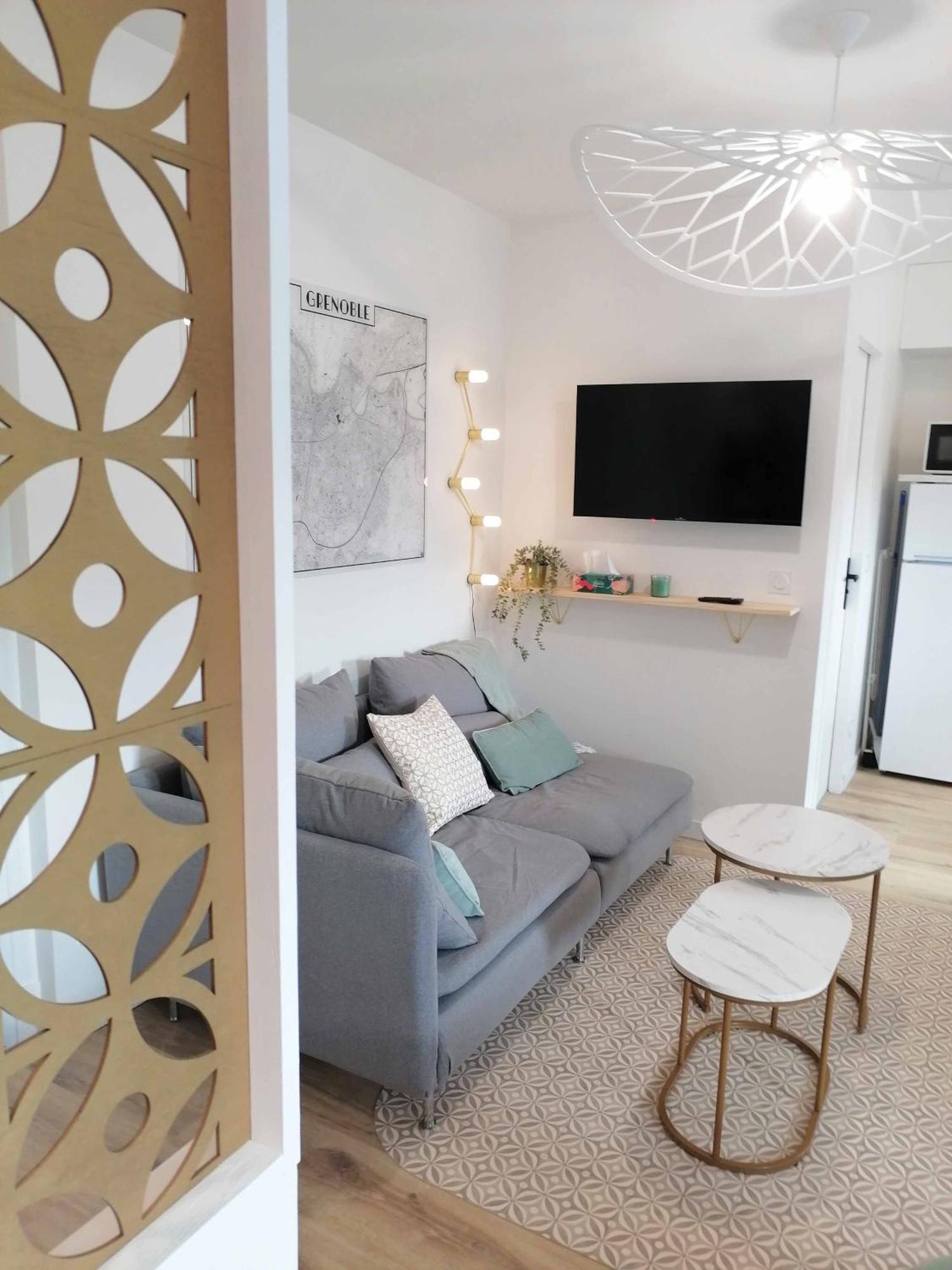 גרנובל Appartement Hagaki Vue Panoramique Proche Gare Netflix מראה חיצוני תמונה